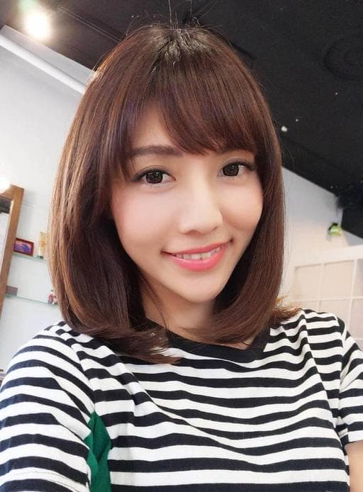 女生中長髮、台北剪髮、大安區剪髮