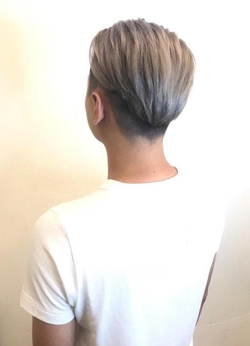 特殊色、油頭、男生短髮