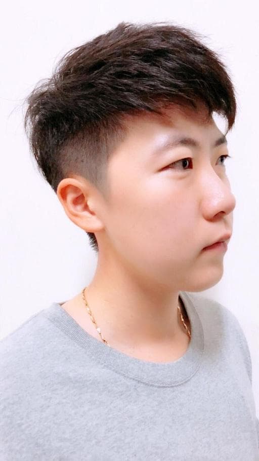 男孩風女生短髮、街頭酷妹風、中性短髮