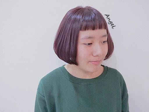 鮑伯頭、設計染、冷色調