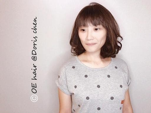 女生染燙、浪漫大卷、蓬鬆感