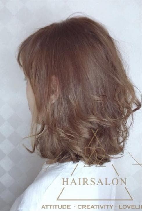 空氣感卷髮、女生長髮、女生染髮