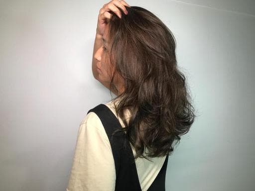 浪漫大卷、灰色系、女生長髮