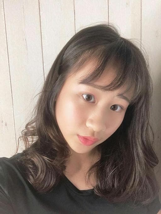 女生中長髮、燙卷、質感溫塑