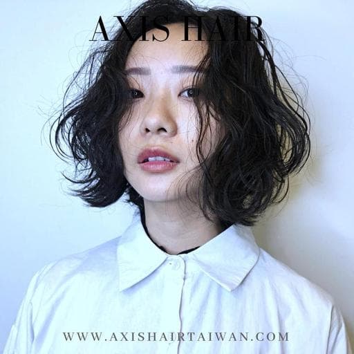 女生短髮、質感溫塑、空氣感卷髮