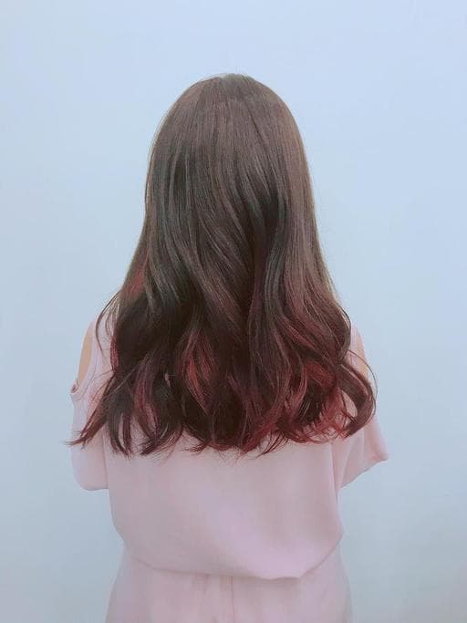 棕色系、女生長髮、台北剪髮