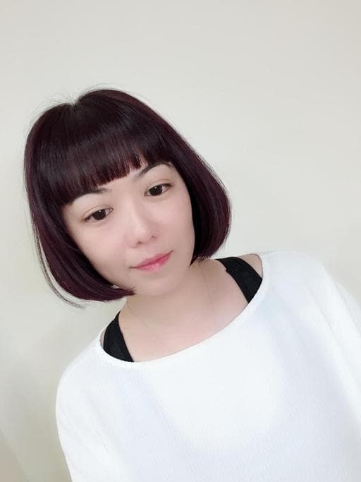 女生短髮、楓糖斑比色、女生染髮