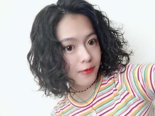 嬉皮卷、燙髮、女生燙髮