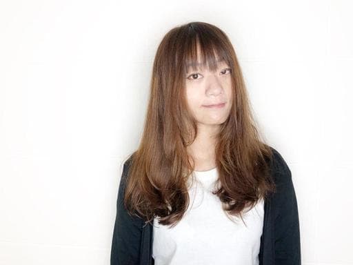 燙卷、女生中長髮、質感溫塑