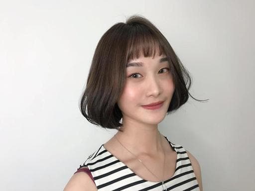 女生短髮、鮑伯頭、棕色系
