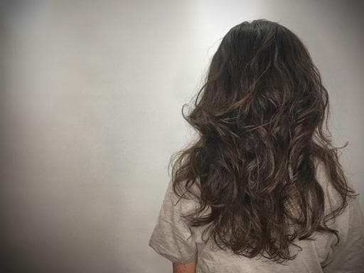 女生燙髮、女生長髮、燙髮