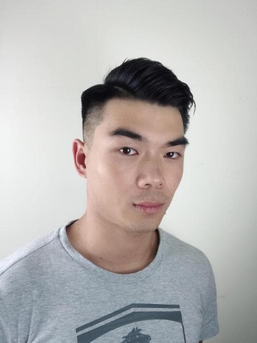 男生短髮、男士漸層推、男生紋理剪裁