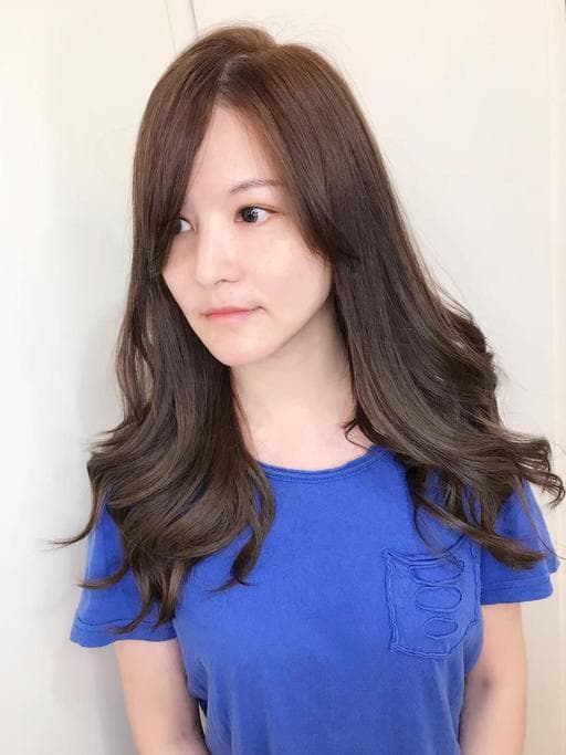 棕色系、女生染髮、台南染髮