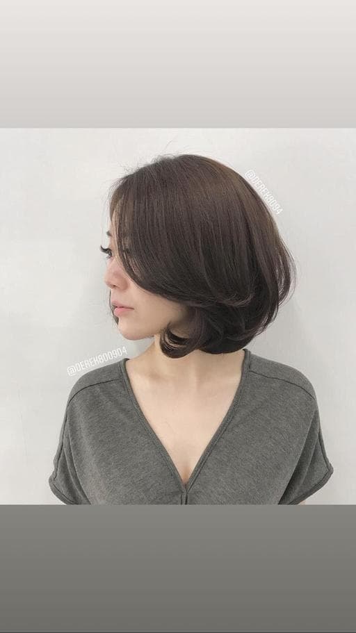 鮑伯頭、清新中短髮-(耳下肩上)、女生短卷髮-(耳下肩上)