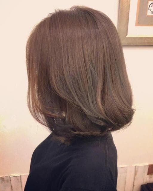 女生短髮、女生染髮、玫瑰砂晶色系