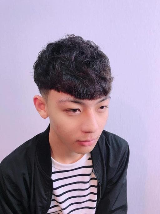 男生卷髮、台南剪髮