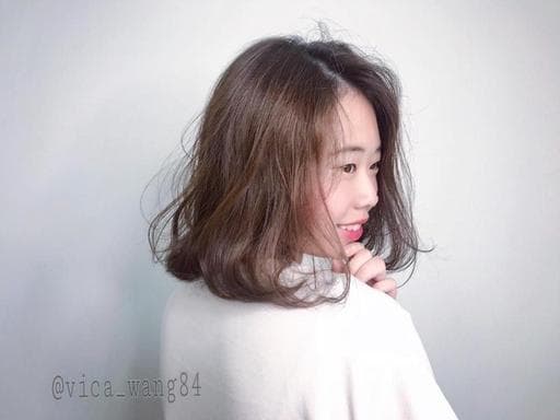 女生染髮、女生中長髮、染髮