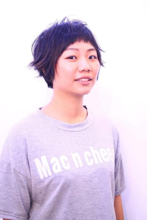 女生短髮、女生眉上瀏海、高雄剪髮