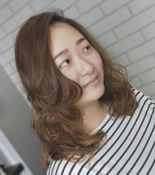 質感溫塑、女生中長髮、蓬鬆感