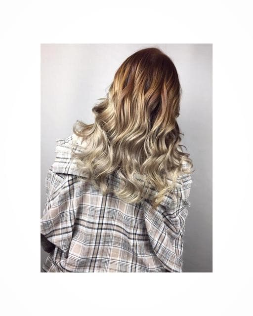 歐美線條刷染、女生染髮、haircolor