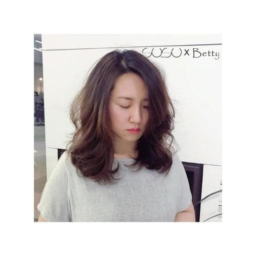 女生長髮、隨性大捲、新竹剪髮