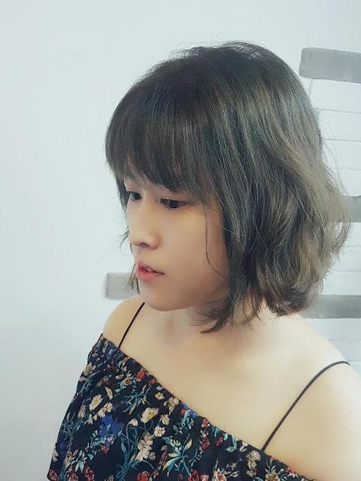 女生燙髮、OLAPLEX、桃園剪髮