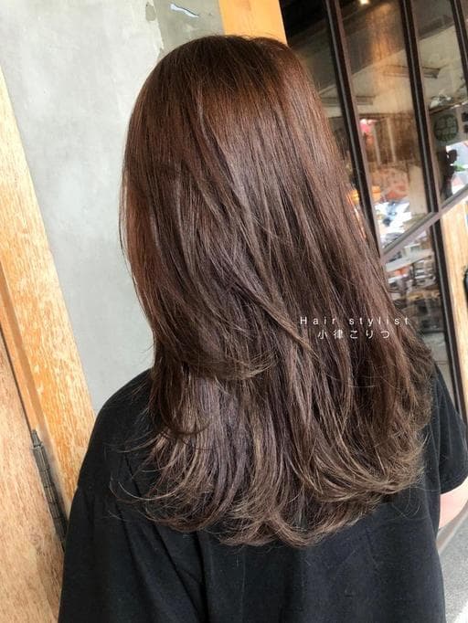 棕色系、女生染髮、台南染髮