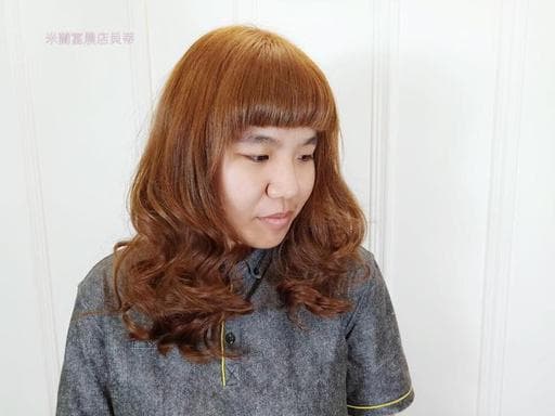 台南剪髮、蜜糖橘、乾燥花髮色