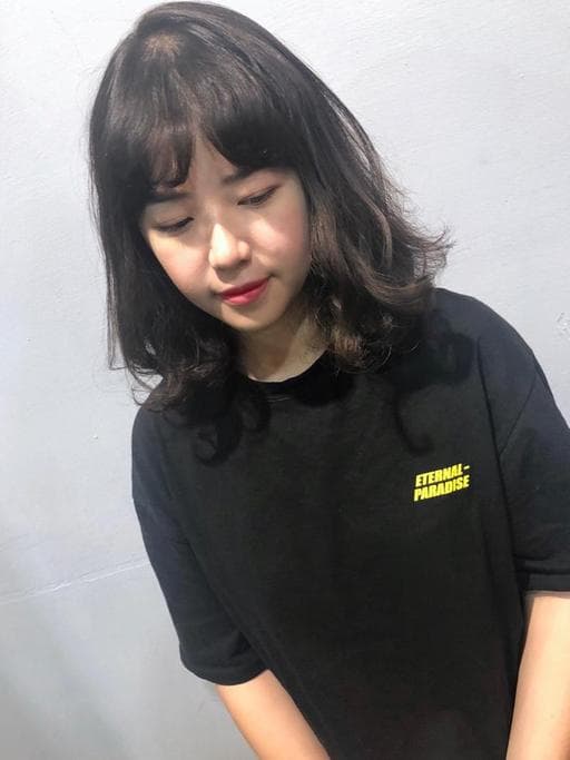 女生燙髮、女生中長髮、女生染燙