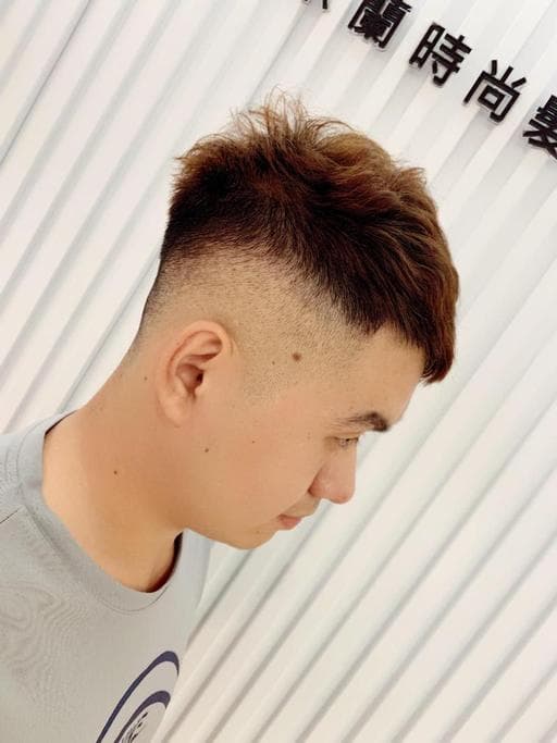男生燙髮、男士漸層推、台南剪髮