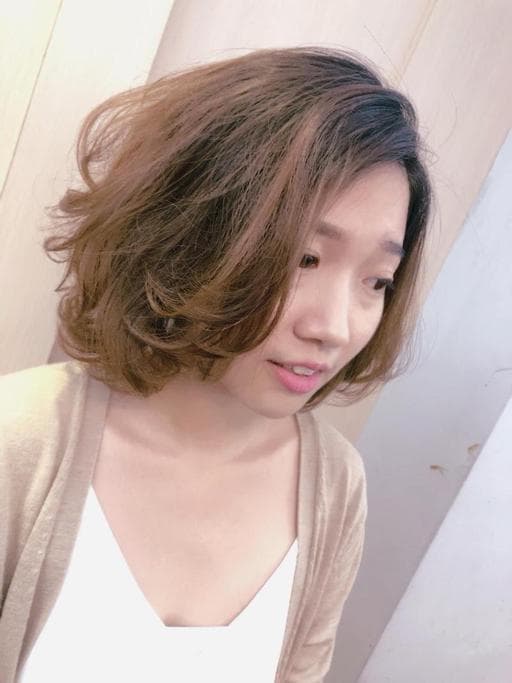 女生染髮、女生短髮、台南剪髮