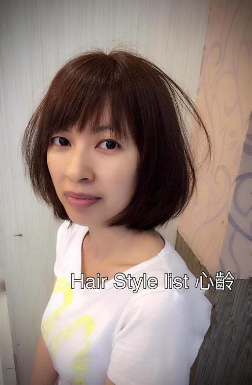 女生短髮、鮑伯頭、棕色系