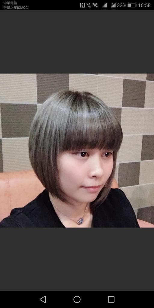 鮑伯頭、台北剪髮、迷霧晶礦染