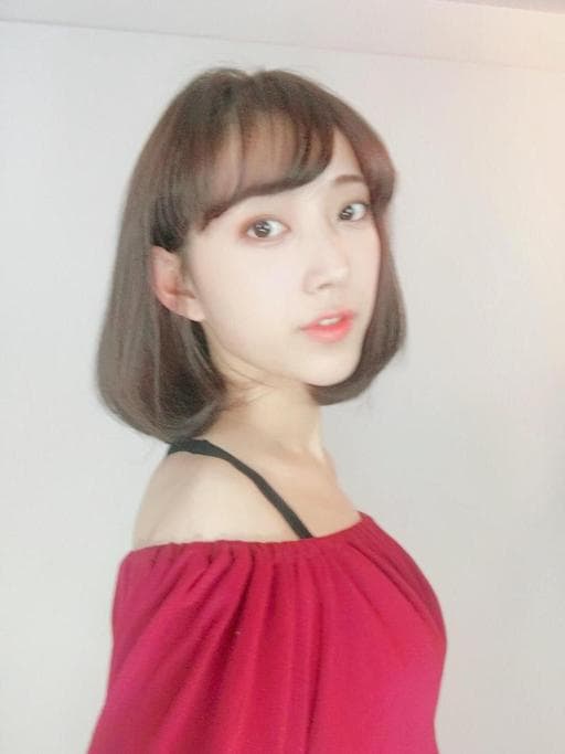 清新中短髮-(耳下肩上)、迷霧晶礦染、楓糖斑比色
