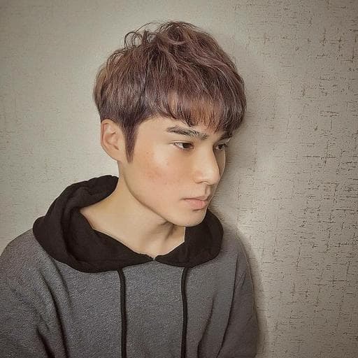 男生染髮、男士剪裁、棕色系