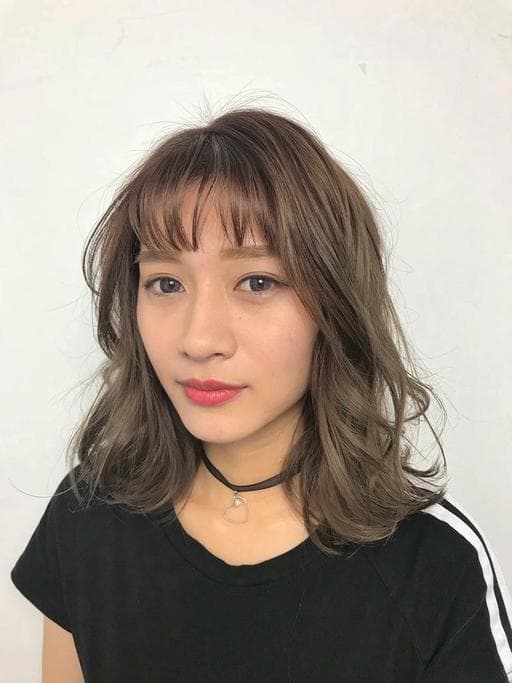 女生中長髮、設計染、染髮