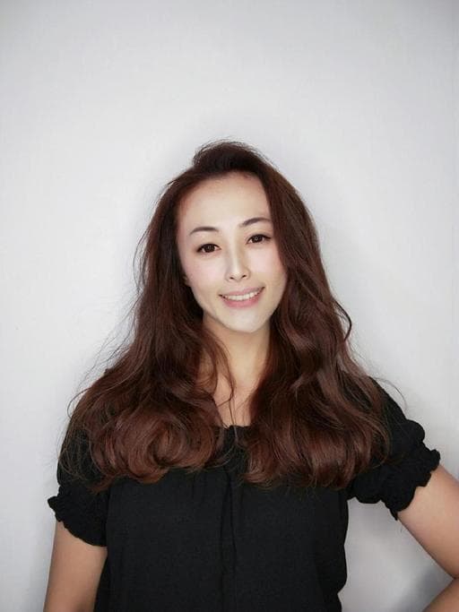 女生染髮、楓糖斑比色、高雄剪髮