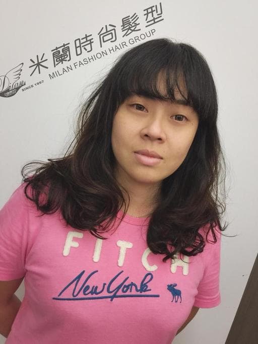 燙卷、微捲、蓬鬆感