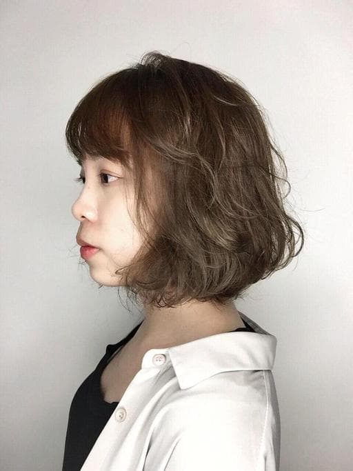 女生短髮、鮑伯頭、棕色系