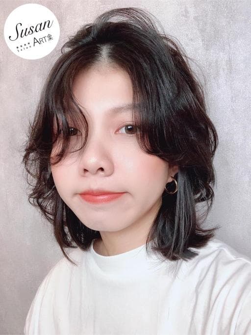 女生短髮、男生染髮、短髮外翹
