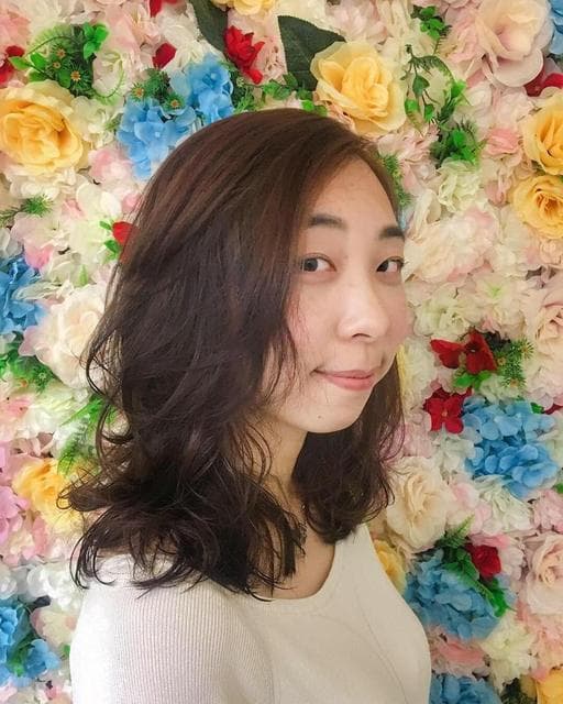 女生染髮、楓糖斑比色、彰化剪髮