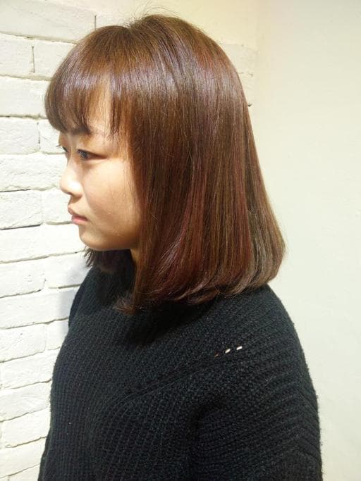 女生短髮、染髮、設計染