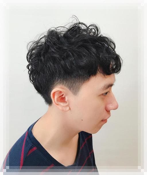 微捲、男士設計、男生Undercut