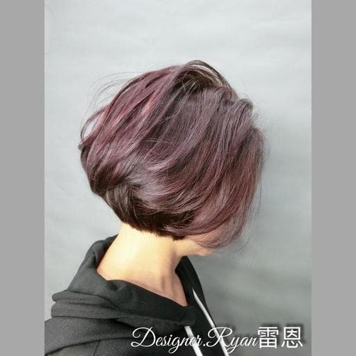 女生染髮、迷霧晶礦染、染髮