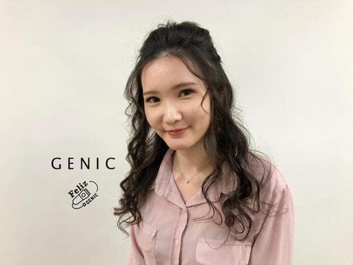 日系、女生長髮、電棒造型