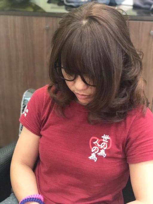 女生中長髮、棕色系、女生染髮