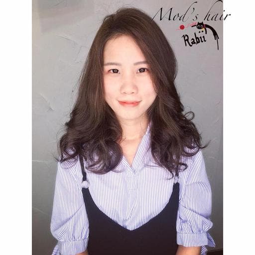 女生長髮、棕色系、浪漫大卷