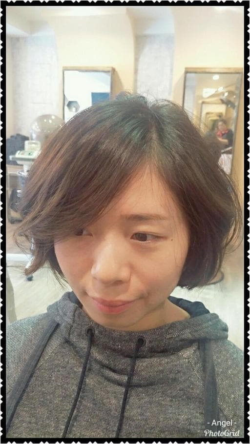 女生短髮、鮑伯頭、微捲
