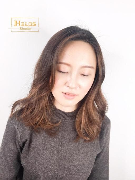 女生中長髮、質感溫塑、鮑伯頭