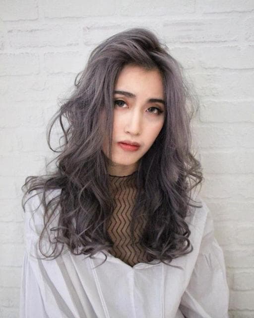 灰色系、女生長髮、女生染髮